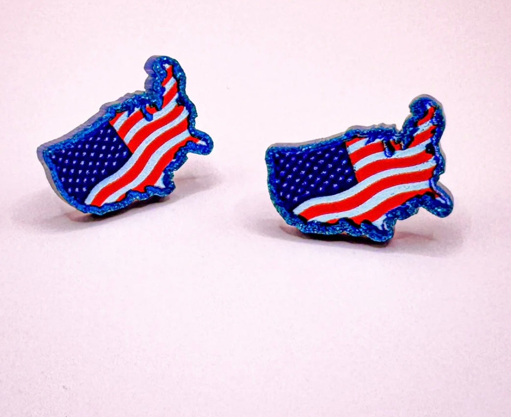 USA Stud Earrings