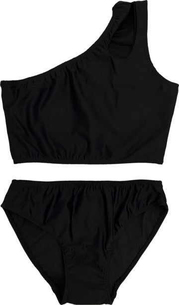 Two Piece One Shoulder Swimsuit