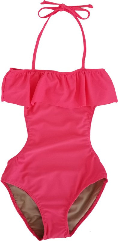 One Piece Ruffle Swimsuit