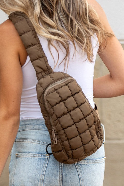 Quilted Puffer Sling