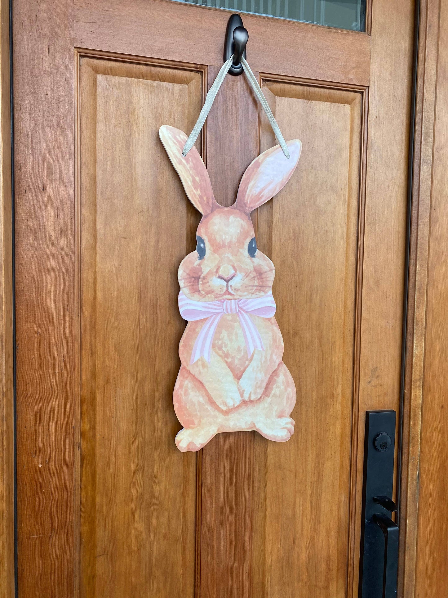 Watercolor Bunny Door Hanger