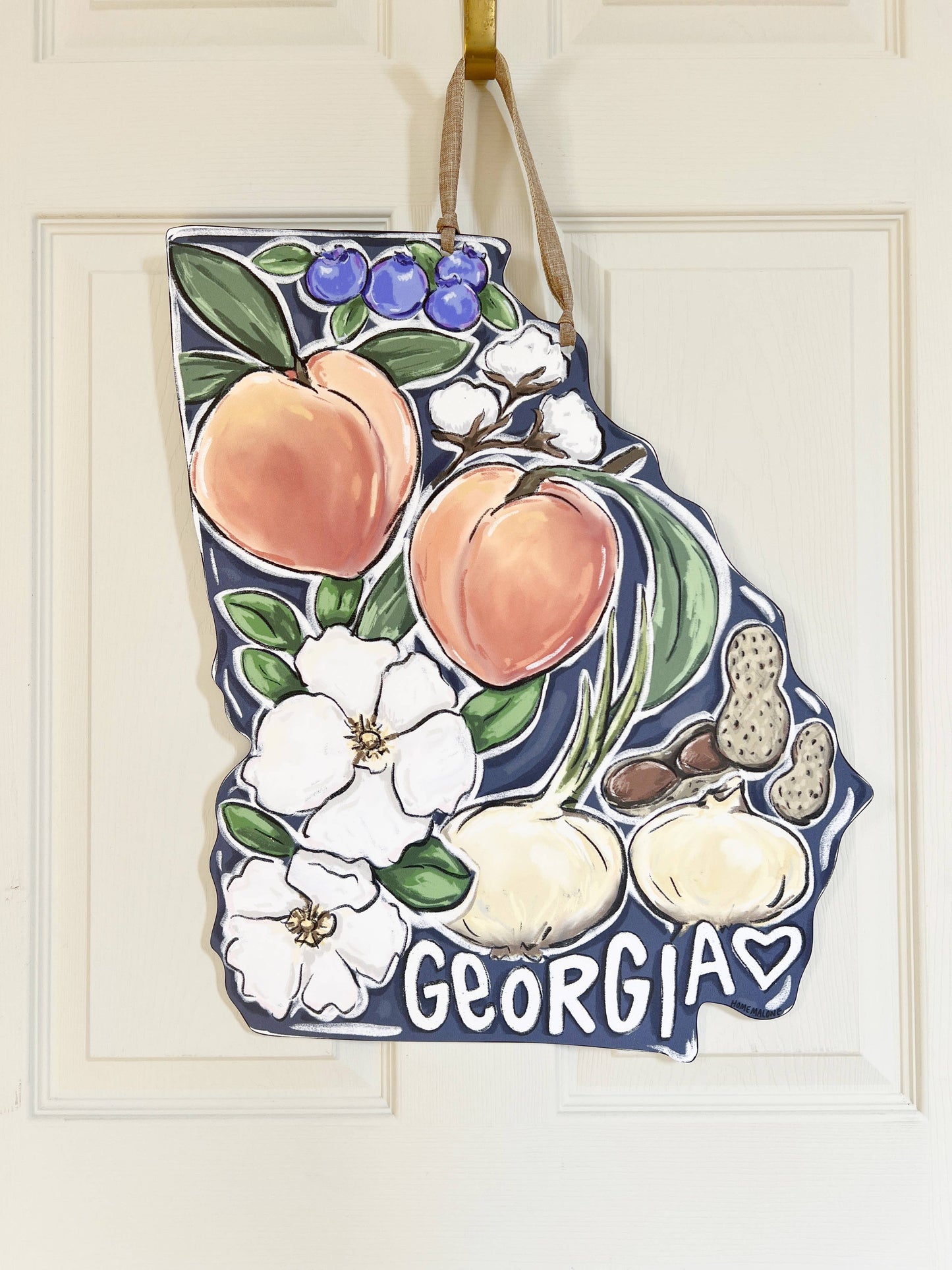 Georgia Favorites Door Hanger