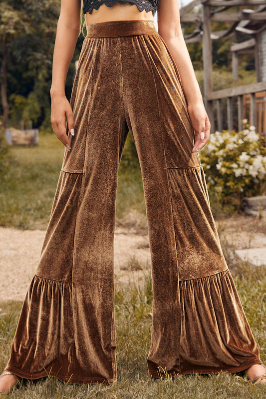 Chestnut Velvet Pants