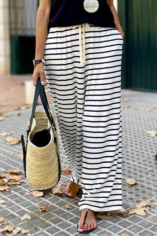 Striped Flowy Pants