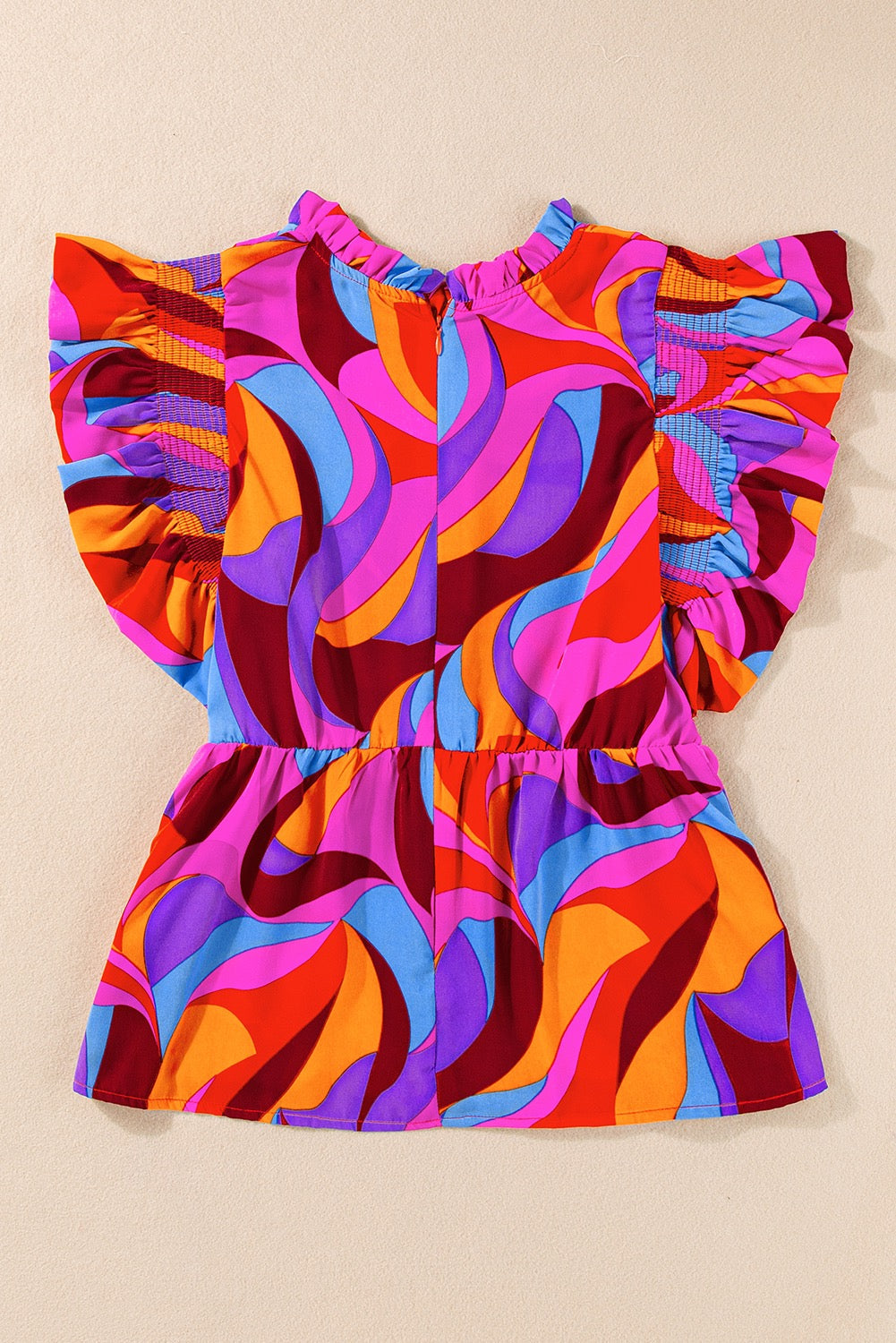 Abstract Flutter Blouse